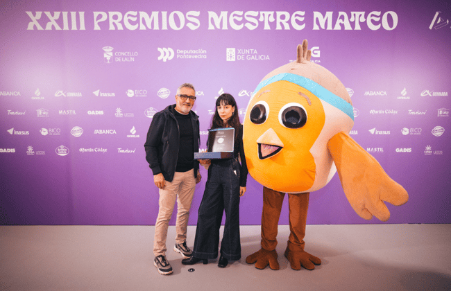Bibopalula Mestre Mateo 2025 premio promoción da lingua audiovisual galego serie animación 2