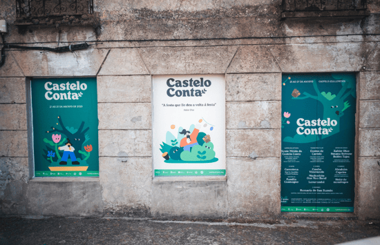 Cartel Castelo Conta