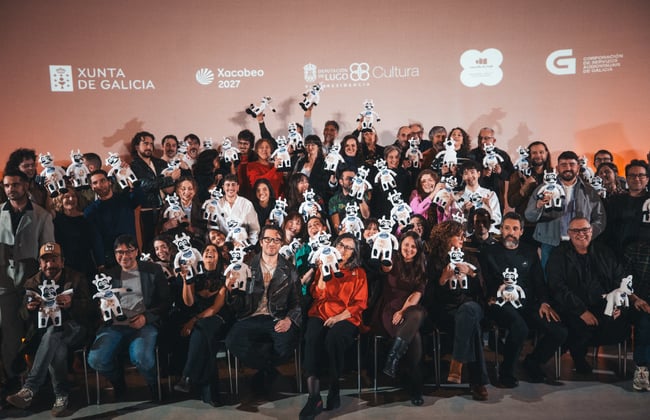 PREMIOS MESTRE MATEO LUGO PIPO DELEITE Á PROMOCIÓN DA LINGUA XXIV FUXAN OS VENTOS GALA AUDIOVISUAL GALEGO AIGI BOGA