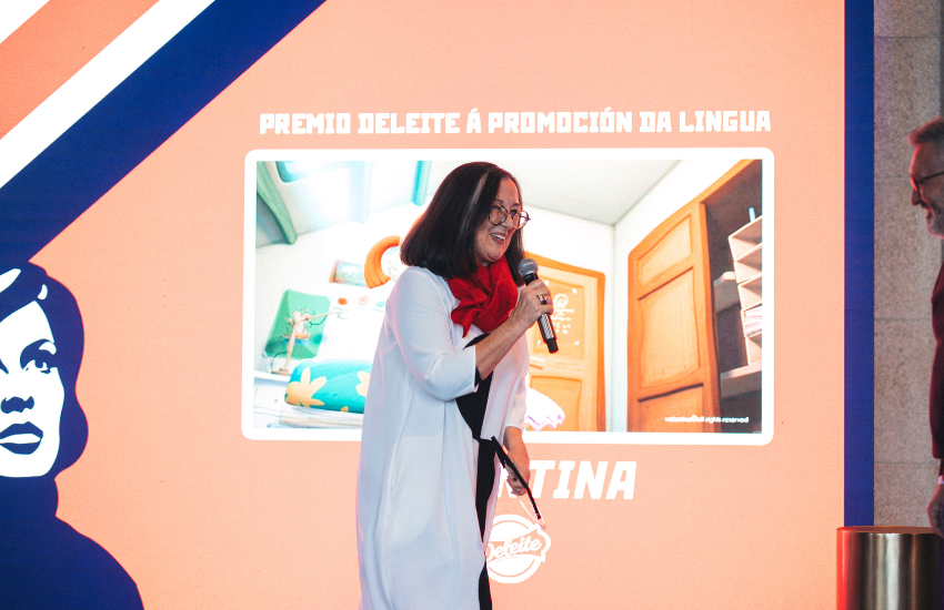 Valentina, Premio Deleite á promoción da lingua